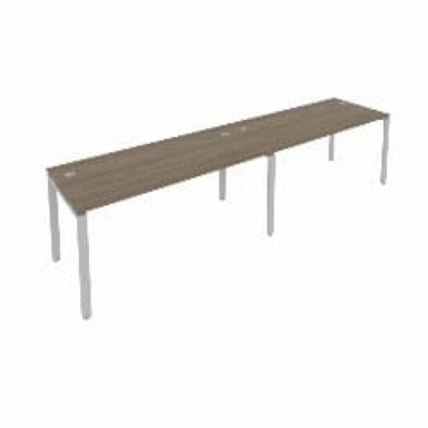 Рабочая станция на 2 раб.места Metal System Б.СМ-2.4 Вяз/Серый_0