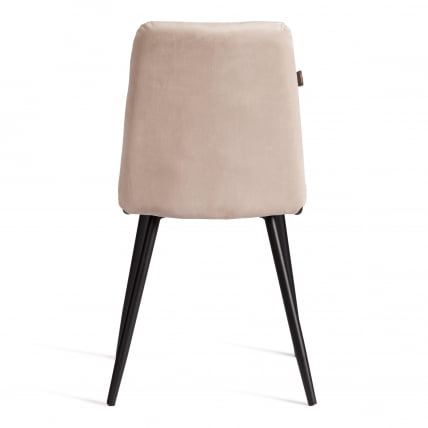 Стул обеденный Asti велюр, молочный/черный, (Porsche 2)_3