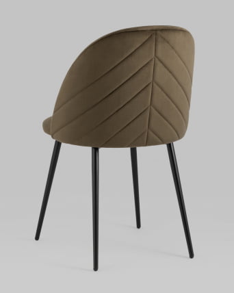 Стул Фолио велюр Коричневый_5