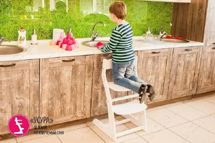 Растущий стул Усура Белый_10