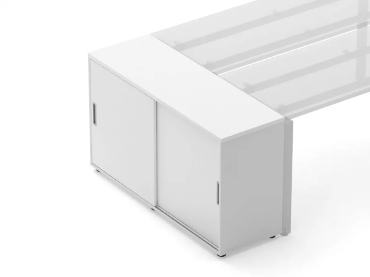 Тумба-купе для рабочего модуля Deka 9.02.125 Белый_2