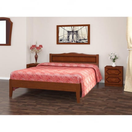 Кровать из массива Карина-7 200х90 Орех_1