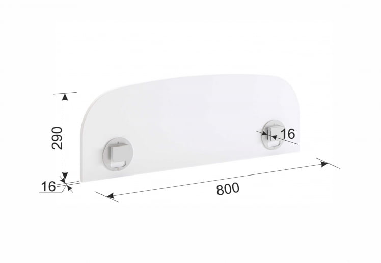 Ограничитель для кровати XYZ-123 белый рамух_4