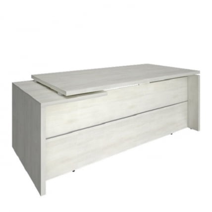 Стол руководителя YALTA LT-В 22 R Снежная Платина_0