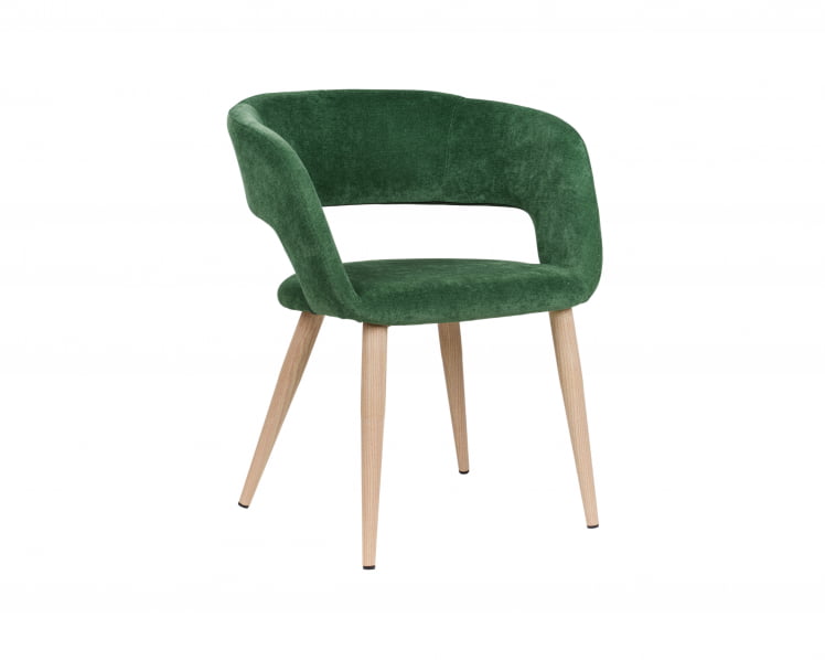 Кресло Hugs зеленый/нат.дуб_0