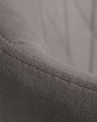 Стул обеденный DOBRIN ROBY велюр Catania Cocoa_9