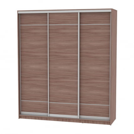 Шкаф-купе B-220х200х60-1(ЯШТ-D7D7D7)_0