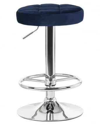 Табурет барный DOBRIN BRUNO (синий велюр (MJ9-117)) 2 шт_1