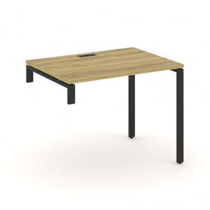 Стол надставка на опорную тумбу CONCEPT CN.OSN-001 Дуб Винченцо Черный_0