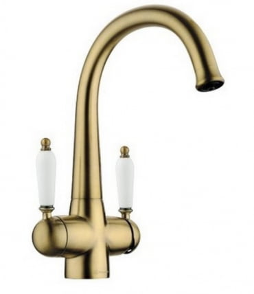 Смеситель Omoikiri Okinawa-2-Ab Латунь/Античная Латунь_0