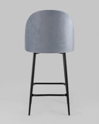 Стул полубарный Марсель ПЛ велюр Серый_4