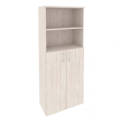 Шкаф высокий широкий (2 средних фасада ЛДСП) ONIX O.ST-1.6 Денвер Светлый_0