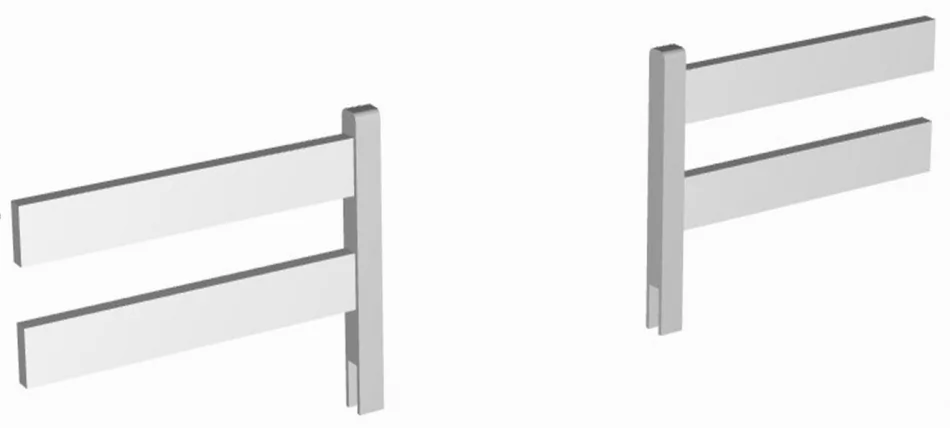 Съемный борт RooRoom VK-2р Розовый_0