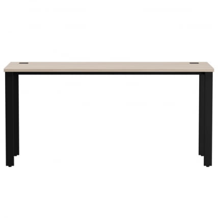 Стол прямой на металлокаркасе, опоры 90 гр Everprof EVO 254S008 Дуб Соната Черный_1