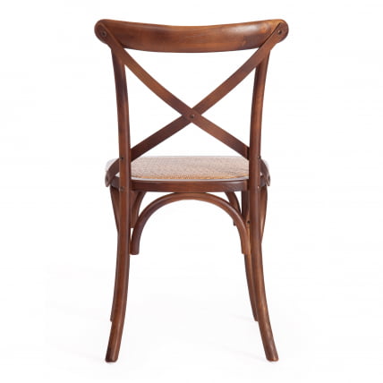 Стул CROSS (mod.CB2001) дерево береза, 49.5*53.5*87, Темный Орех (№5)_3