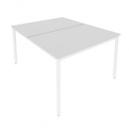 Рабочая станция на металлокаркасе SLIM SYSTEM С.СП-4.3 Серый-Белый_0