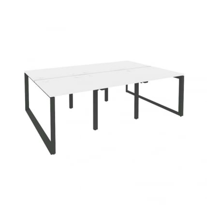 Рабочая станция на О-образном м/к ONIX O.MO-D.RS-6.0.8 Белый Бриллиант/Антрацит_0