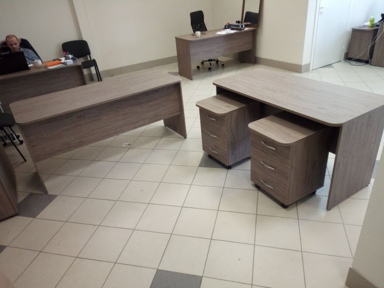 Стол прямой Glassy 1.10.16 Дуб Верцаска_2