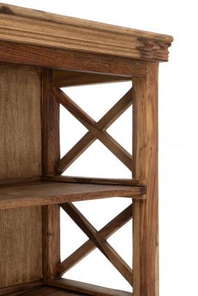 Шкафы для книг ( набор 3 шт.) Бомбей - 0761A палисандр, 116х57х30/145х73х36/175х89х44см, Natural tinted (натуральный тонированный)_4