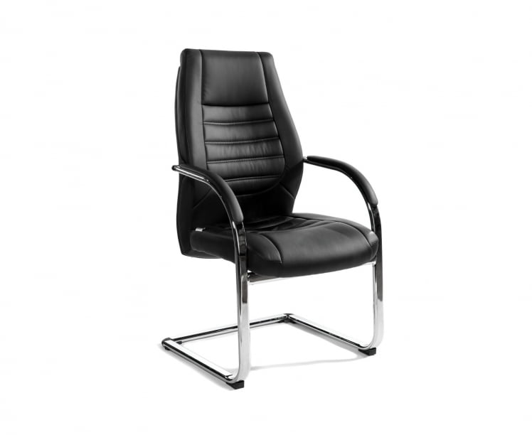 Конференц-кресло Лорд CF экокожа Черный_0