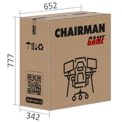 Кресло геймерское CHAIRMAN GAME 15 черный/серый/белый_5