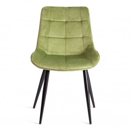 Стул ABRUZZO ( mod. 8060 ) металл/вельвет, 52 х 63 х 85 см, зеленый (HLR 54)/черный_4