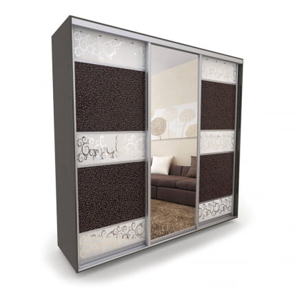 Шкаф-купе 3-х дверный Акцент-Лайн КС 1800х600  Венге_0