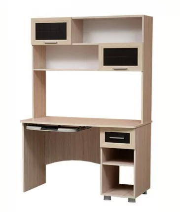 Комплект мебели для детской Уголок школьника №1 Дуб беленый Туя светлая_3