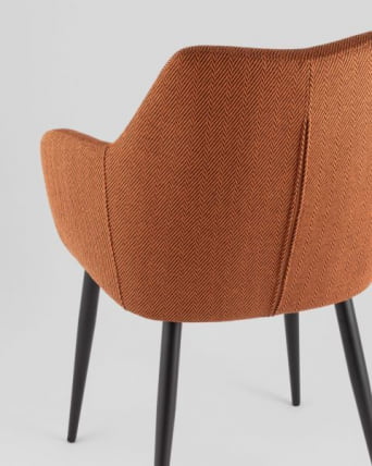 Стул обеденный Катйс терракот елочка / Katys_9