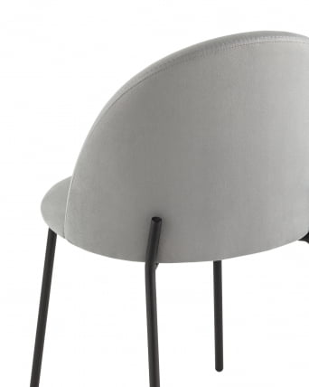 Стул Коди велюр Серый_6