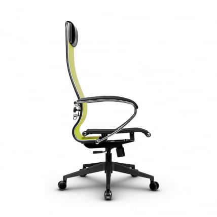 Кресло офисное МЕТТА B 1m 4/K131, Основание 17832 Комплект 4 Лайм Черное_1
