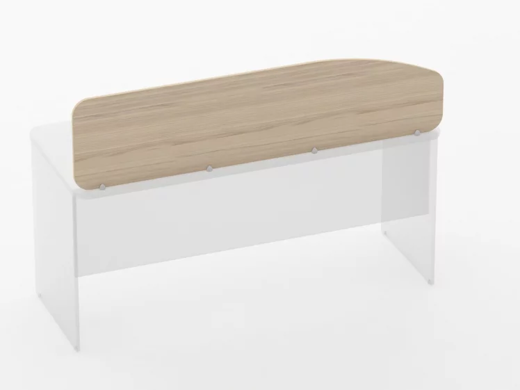 Экран разделительный Glassy 5.12.16 Орех_1