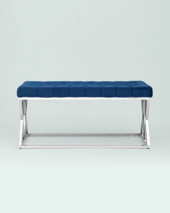 Банкетка ИНСИГНИЯ велюр Синий_2