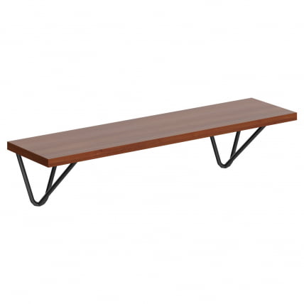 Полка навесная COFFEE SH-1-WIRE Орех Французский_0