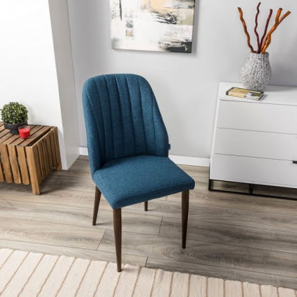 Стул Alen синий/т. орех_9