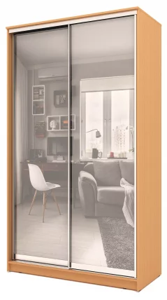 Шкаф-купе Хит-23-12-55 Бук бавария светлый_0