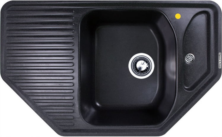 Мойка Кухонная Zigmund and Shtain Eckig 800 Искр.Гранит (Темная Скала)_0