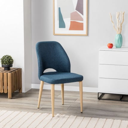 Стул Ледгер синий/нат.дуб / Ledger_4