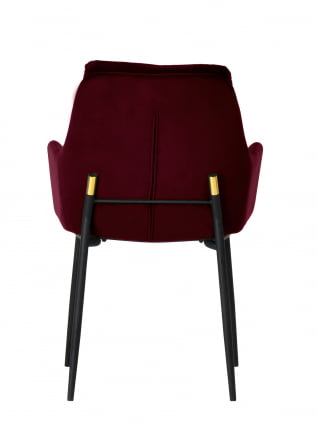 Кресло Саманта велюр Бордовый_3