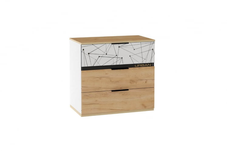 Комод Урбан ЛД 528.160.000 Дуб Золотой/Белый_0
