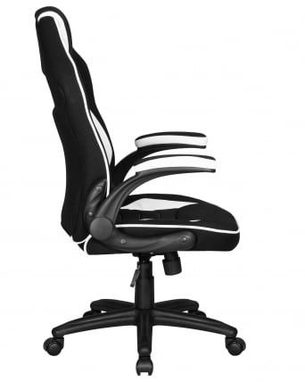 Кресло игровое DOBRIN RICK (черно-белый)_2