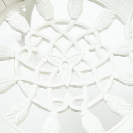 Скамья Secret De Maison Strauss (Штраус) + подушка алюминиевый сплав, 99*56*76, butter white_12