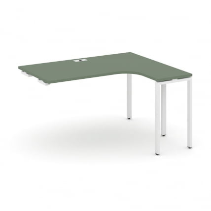 Стол-приставка к опорной тумбе/шкафу (правый) CONCEPT CN.OSAPR-005(R) Дуб Мали Белый_0