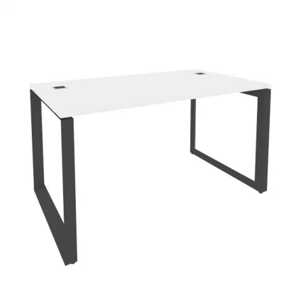 Стол рабочий руководителя на О-образном м/к ONIX O.MO-SRR-3.8 Белый Бриллиант/Антрацит_0