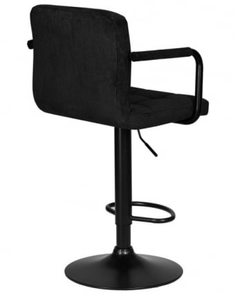 Стул барный ДОБРИН КРУГЕР АРМ БЛАCК (черный вельвет (ЛАР-Е2041-52)) 2 шт / DOBRIN KRUGER ARM BLACK (LAR-E2041-52))_4