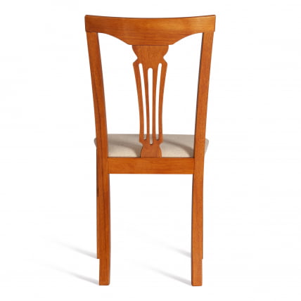 Стул Гермес/ Hermes дерево гевея, 43х49х94см, Espresso, ткань бежевая (S178-4)_3