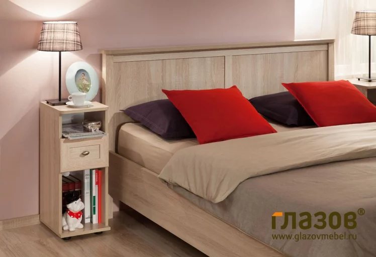 Спальня композиция 4 Sherlock Дуб Сонома_1