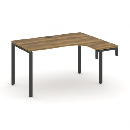 Стол-надставка на опорную тумбу (правый) CONCEPT CN.OSAN-002(R) Сандал Янтарный Антрацит_0