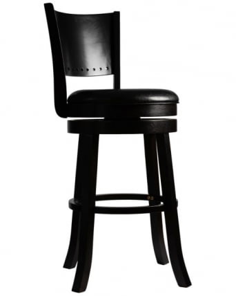 Вращающийся полубарный стул DOBRIN TONY COUNTER (капучино, черный) 2 шт_13