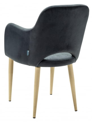 Кресло Ледгер К Диаг грей/нат.дуб / Ledger Diag grey/нат.дуб_2